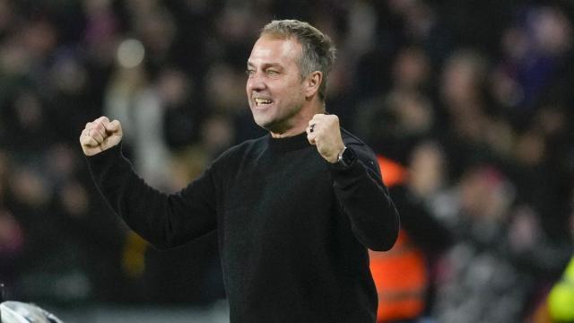 九游娱乐官网入口-弗利克：红牌改变比赛形势 我们在进攻中拼尽全力